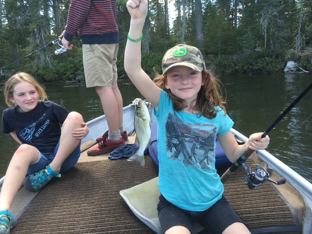 Smallmouth bass and family fishing on Maine waters